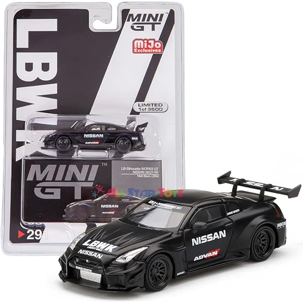 Amazon.com: Truescale Miniatures Mini GT 1:64 LB-Silhouette Works
